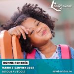 RENTRÉE DES CLASSES - MARDI 21 JANVIER